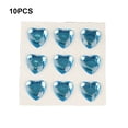 thumbnail image 3 of Wweixi 10 Sheets Rhinestone Stickers Children Hand Acrylic Decals Three-dimensional Student DIY Love Heart Crafts Label Table Party Water Blue, 3 of 5