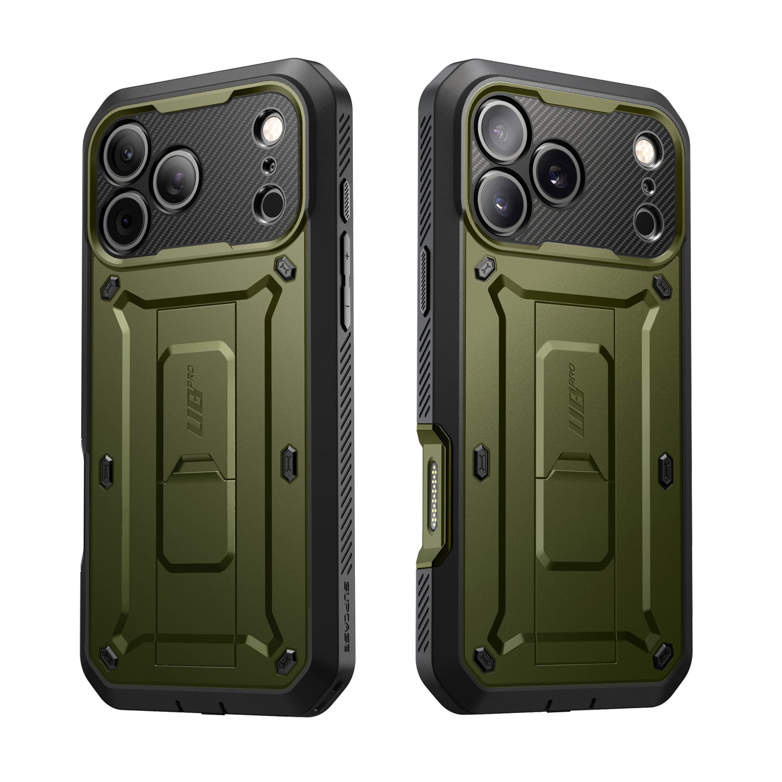SUPCASE Unicorn Beetle Pro for Apple iPhone 17 Pro 6.3" 2025 Case, [Built-in Screen Protector & Stand & Camera Control Button & Belt-Clip] Military-Grade Protection 360° Shockproof Cover Shell, Guldan