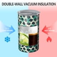 thumbnail image 2 of 20oz Coffee Tumblers Leopard Pattern with Green and Black Spots Stainless Steel Vacuum Insulated Travel Tumbler Coffee Cups Mug with Lid and Straw with Cleaning Brush for Cold & Hot Drinks, 2 of 5