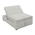 thumbnail image 4 of 3-in-1 Sofa Bed Chair, Convertible Sleeper Chair Bed  for Adults, Lounger Chair Single Bed for Living Room Bedroom, 4 of 7