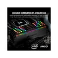 thumbnail image 2 of CORSAIR Dominator Platinum RGB 32GB (2 x 16GB) 288-Pin PC RAM DDR5 6600 (PC5 52800) Desktop Memory Model CMT32GX5M2X6600C32, 2 of 4