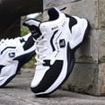 thumbnail image 3 of Men's High-top Casual Sports Shoes Fashion Outdoor Walking Shoes for Road Running; Lace-up Wear-resistant Versatile, 3 of 7