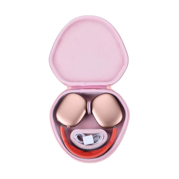 Eryueer Hard Carrying Case with Sleep Mode Replacement compatible with Apple AirPods Max Wireless Over-Ear Headphones (Pink)
