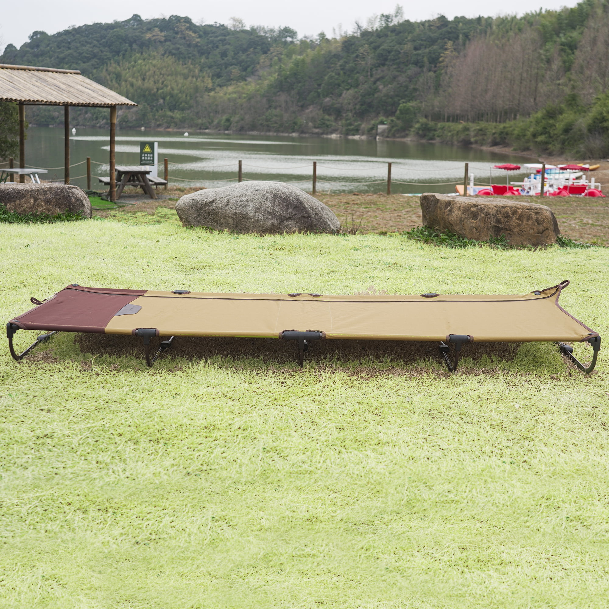 (2 pack) Ozark Trail Zipper Cot, Adult, 75.5" x26" x 5.5"