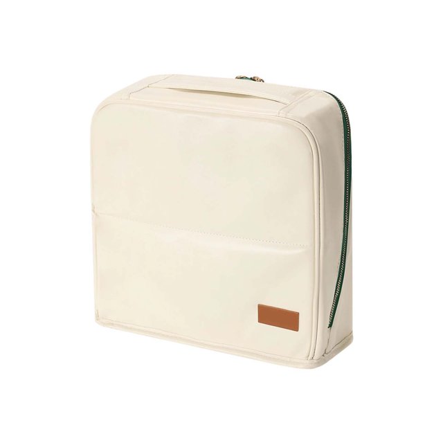 Organizador de cuero y papelería de gran capacidad, neceser de viaje multiusos para uso diario