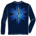 thumbnail image 2 of EMS Prayer Long Sleeve T-shirt by , Blue, 2 of 2