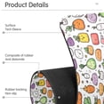 thumbnail image 4 of Yayeee Faucet Mat for Kitchen Sink 14.7" Diatomite Long Splash Guard Pad, Cute Vegetables, 2 Pack, 4 of 7