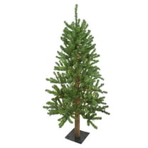 Northlight Pre-Lit Medium Alpine Artificial Christmas Tree - 4' - Clear Lights