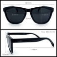 thumbnail image 3 of Kush Slim Square Sunglasses for Men UV400 Lightweight Minimal Modern Eyewear Shiny Black Frame, 3 of 6