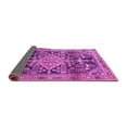 thumbnail image 2 of Ahgly Company Indoor Square Persian Purple Traditional Area Rugs, 5' Square, 2 of 4