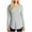 Gray, variant on Sevevn Women's Fashion Solid Loose Long Sleeve T-shirt Pullover Tops Black XXL Rollbacks