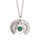 thumbnail image 1 of Flor planta amarillo verde blanco Collar de girasol collar collar collar colgante, 1 of 3