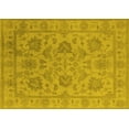 thumbnail image 1 of Ahgly Company Machine Washable Indoor Rectangle Oriental Yellow Industrial Area Rugs, 5' x 7', 1 of 4