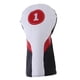 thumbnail image 2 of Fundas para cabezas de palos de golf, fundas para cabezas, accesorios de cuello largo e intercambiables. Blanco 1, 2 of 7