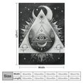 thumbnail image 4 of Orinice Moon Star Triangle Warm Lightweight Blanket Soft Fleece Blankets 3 Sizes All Seasons Sofa Decor Cow Gifts 60x80in, 4 of 6