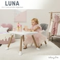 thumbnail image 5 of Dream On Me Luna 4-in-1 Convertible Baby High Chair in Cool Gray, Transforms into Booster, Toddler Seat & Table Set, Adjustable and Removable Tray Portable High Chair, 5 of 15