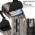 thumbnail image 4 of Floral Bohemian Sling Backpack Artistic Tribal Lightweight Daypack for Gym Use, 4 of 6