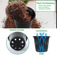 thumbnail image 3 of czcpp-150 Pcs 4" Black Plastic Plants Nursery Pot, Seed Starting Pots, 3 of 4