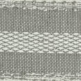 thumbnail image 5 of Nourison Outdoor Pillows Woven Stripes & Dots Grey Decorative Throw Pillow , 14"X22", 5 of 5