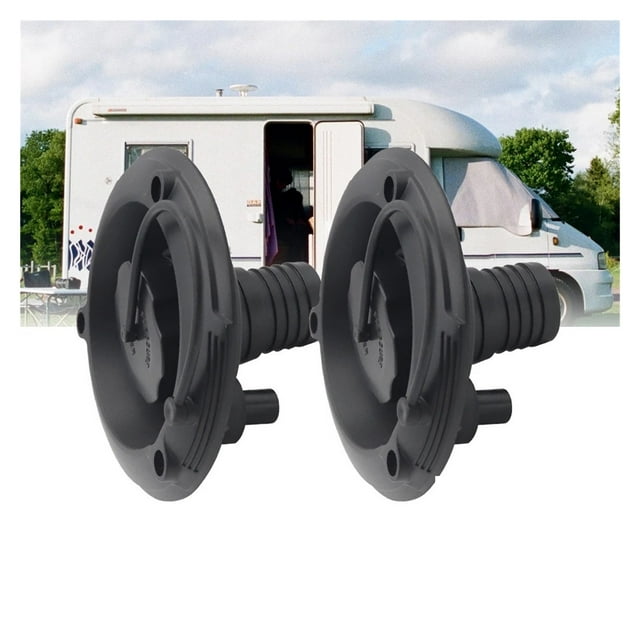 RV Gravity Water Inlet Plastic Gravity Fresh Water Fill Hatch Inlet Camper Round Fresh Water Gravity