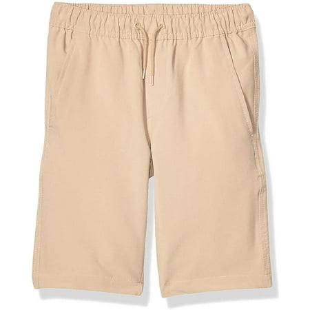 Nautica Boys School Uniform Jogger Short 12 Lowell Khaki