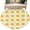White, variant on Yellow Lemon Rounds Round Area Rugs 3 ft, Summer Fruit Rustic Floral Minimalist Washable Small Area Rug with Non-Slip Sturdy Edge Binding Round Front Door Mat Floor Carpet for Entryway