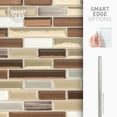 thumbnail image 6 of SMART TILES Peel and Stick Backsplash tiles - 4 Sheets of 10in x 9in - 3D Adhesive Peel and Stick Tile Backsplash for Kitchen, Bathroom, Wall Tiles, 6 of 6