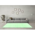thumbnail image 3 of Ahgly Company Indoor Rectangle Solid Emerald Green Modern Area Rugs, 6' x 9', 3 of 4
