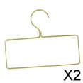 thumbnail image 1 of BELOVING 2xTie Mufflers Scarf Pant Hanger Closet Elegant Organizer Display Rack Square 2 Pcs, 1 of 10