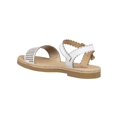 thumbnail image 4 of Sandalias Para Mujer Tipo Piel Banco Moda Verano Casuales blanco 24 Tropicana 005B6R, 4 of 5