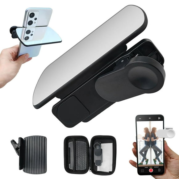 Xihbxyly Clip para Espejo de Teléfono Móvil Reflection Photographer, Herramienta de Fotografía Original, Compacto y Ligero, Fácil de Usar, Ideal para Viajes y Contenido de Redes Sociales, Incluye Caj
