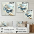 thumbnail image 4 of Designart Chic Blue Blooming Flower II Canvas Wall Art, 4 of 5