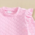 thumbnail image 6 of TOWED22 Baby Toddler Girl Cute Outfits Long Sleeve Crewneck Top and Pants 2 Piece Clothes Set Fall Winter Soft(Pink,18-24 M), 6 of 6