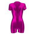 thumbnail image 4 of ICHUANYI Clearance Women's Sexy Fashion Sequin Knitted Zipper Jumpsuit Short Sleeve V-Neck Top/Shirt Set ICHUANYI "ICHUANYI", 4 of 5