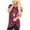 #1 Redwine, variant on FAMITION Casual Cute Short Sleeve T Shirts for Women Summer Twist Knotted Blouse Tunic Tops