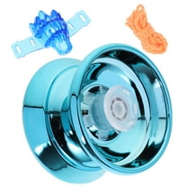 Niceauty 1Set Blue Metal Yo-Yo for Beginner Exercise Hand Eye Coordination