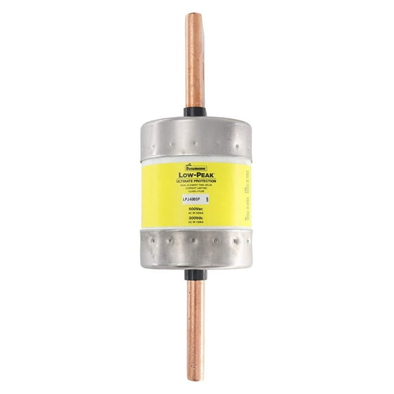 UL Class Fuse, J Class, Time-Delay, 600A, 600V AC, Non-Indicating