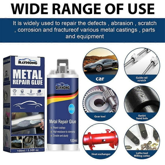 Industrial Heat Resistance Cold Weld Auto Metal Repair Paste Adhesive Glue &H