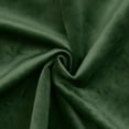 thumbnail image 6 of Sicily Room Darkening Velvet Dual Header Curtain Panel 50" x 108" in Dark Green, 6 of 6
