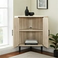 thumbnail image 5 of Bowery Hill Contemporary Double Door Corner Accent Cabinet in Birch, 5 of 5