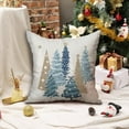 thumbnail image 2 of Christmas Pillow Covers 20x20 Inch Set of 2 Christmas Tree Decorative Throw Pillows Winter Christmas Decor for Home Couch TH-50E20, 2 of 6