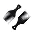 thumbnail image 2 of BlueZOO Hair Comb Insert Afro Hair Pick Comb Hair Fork Comb Oil Slick Styling Hair Brush Hairdressing Accessory for Men & Women, 2 of 5