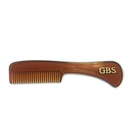GBS Tortoise Pocket Mustache and Beard Comb -- MADE IN THE
