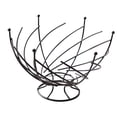 thumbnail image 3 of Cesta de frutas, frutero doméstico, organizador de artículos diversos, cesta de almacenamiento portátil Negro, 3 of 9