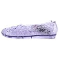 thumbnail image 2 of Del Sol Color-Changing Jelly Shoes - Princess Slipper - Changes Color from Clear to Purple in The Sun - Sturdy and Stylish, Made from USA Certified PVC - Kids 11, 2 of 3