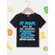 thumbnail image 2 of IF MOM SAYS NO ASK GRANDMA Letter Print Short Sleeve T-Shirts For Boys - Cool, Lightweight And Comfy Summer Clothes!, 2 of 7