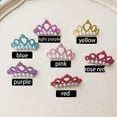 thumbnail image 2 of Glittering Fashion Crown Shape Bows Lightweight Pet Decor Cute Pet Grooming Supplies Pet Hairpins Dog Accessories Pets Hair Clips BLUE, 2 of 8