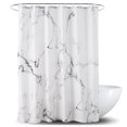 thumbnail image 1 of Cortina de ducha con relieve de mármol, resistente al agua, resistente al moho, cortina de baño con impresión digital, poliéster grueso, decoración, 1 of 5