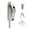 Brushed, variant on Wooden Door Spring Floor Lock Sliding Door Latches Aluminum Alloys Framed Doors Locks Bathroom Toilet Shop Ground Lock