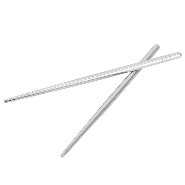 Palillos de Cocina BuyWeek 1 Par de Acero Inoxidable 304